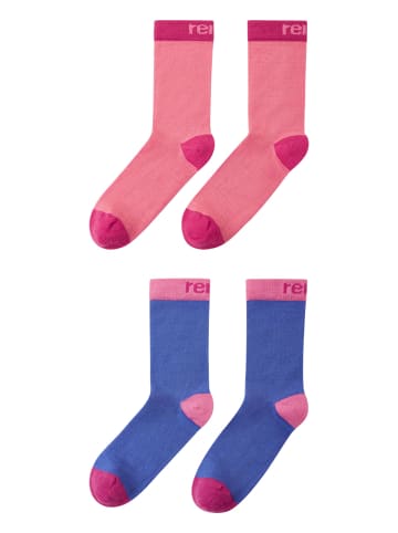 Reima 2er-Pack Socken " Parit " in Soft Coral