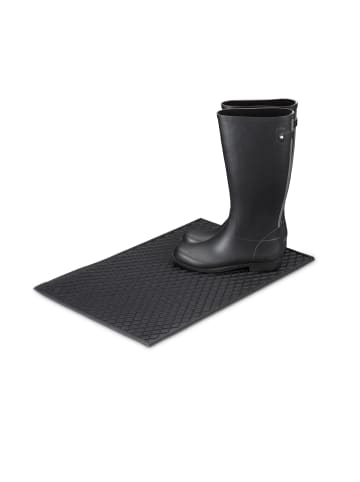 relaxdays Fußmatte in Schwarz - (B)60 x (T)40 cm