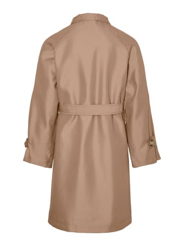 Vero Moda Girl Trenchcoat in Silver Mink