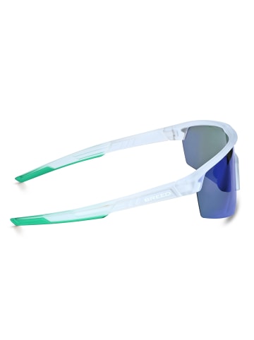 Breed Polarisierte Sonnenbrille "Nyxon" in Weiß/Grün