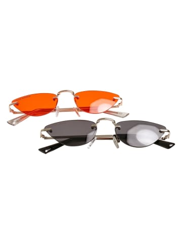 Urban Classics Sonnenbrillen in silver/black+gold/orange