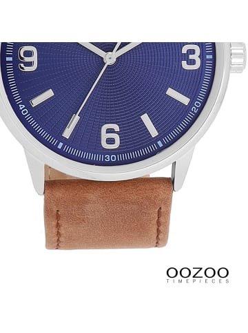 Oozoo Analog-Armbanduhr Oozoo Timepieces braun groß (ca. 45mm)