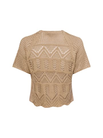 Marie Lund Strickjacke in kitt - 0002