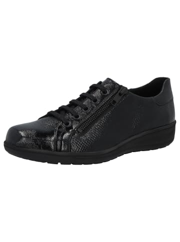 Solidus Damen- Schnürschuhe Heaven PERLLACK/PERLLACK COMO schwarz in metallic