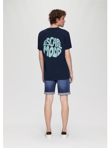 QS T-Shirt in 58D0_tiefblau