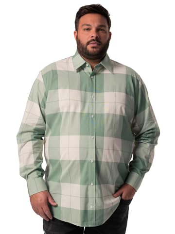 Men Plus Hemd in türkis