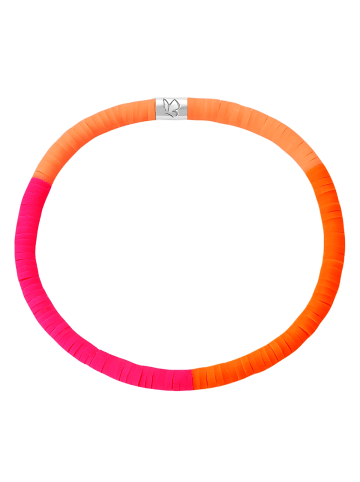 Glanzstücke München Armband aus Sterling Silber mit Heishi Perlen in silber