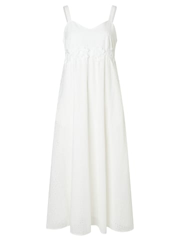 More & More Maxikleid Lochspitze in off white