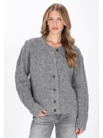 DreiMaster Women Cardigan in grey melange