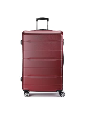 benzi 5583 4 Rollen Trolley 77 cm in granatrot