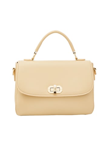 Usha Damen Handtasche in Dunkelbeige