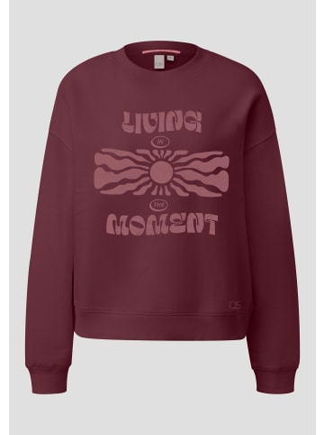 QS Sweatshirt in 39D2_bordeaux