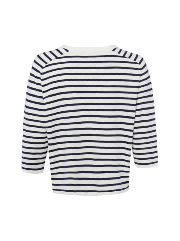 Olsen Shirt Cora in marine weiß - 0002
