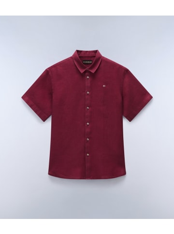 Napapijri Longsleeve "G-Linen Ss" in Rot