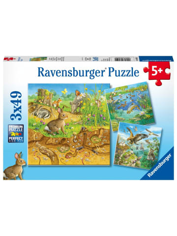 Ravensburger Tiere in ihren Lebensräumen - Puzzle mit 49 Teilen