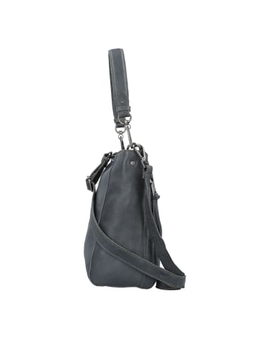 FREDs BRUDER Mila Schultertasche Leder 27 cm in anthracite