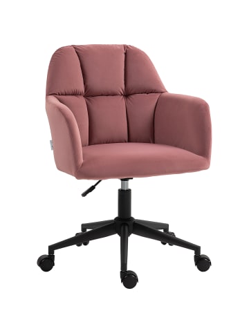 Vinsetto Bürostuhl-58L x 58,5B x 78-86H cm-Rosa