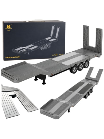 Wisam® Tieflader für Scania 770S Huina Grau 1:18