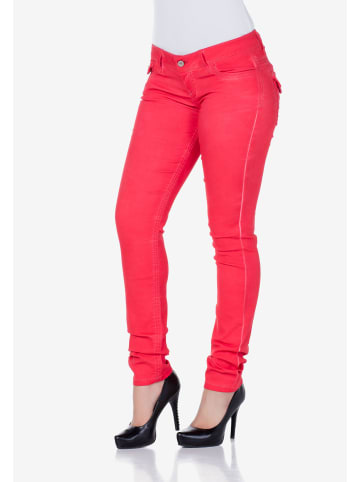 Cipo & Baxx Jeanshose in Red