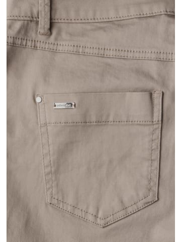 Street One Satin-Hose im Casual Fit in Beige