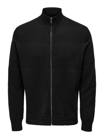 ONLY & SONS Strickjacke in Black 1