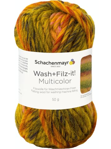 Schachenmayr since 1822 Filzgarne Wash+Filz-it! Multicolor, 50g in Curry