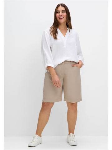 sheego Bermudas in helltaupe