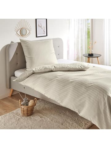 Traumschlaf Bettwäsche Stripe in beige