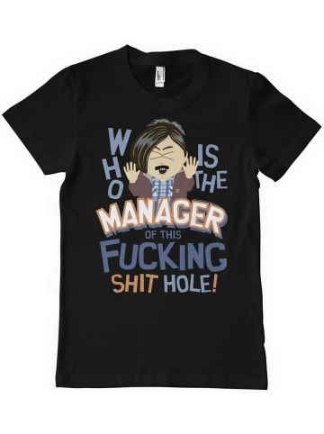 South Park T-Shirt "Who´s Manager Of This Sh*t Hole" in Schwarz