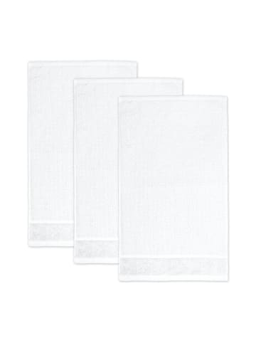 Möve for Frottana Gästetuch Pearl 3er Pack in snow