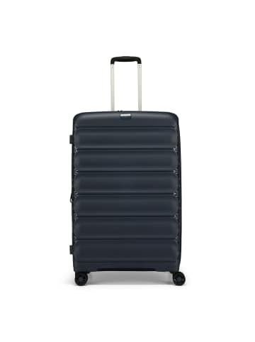 D&N Travel Line 4700 4 Rollen Trolley 78 cm mit Dehnfalte navy