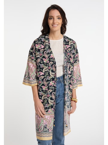 usha FESTIVAL Kimono in Marine Mehrfarbig