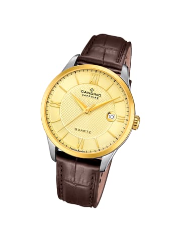 Candino Analog-Armbanduhr Candino Classic braun groß (ca. 41mm)
