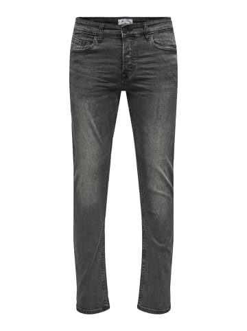 Only&Sons Jeans 'Loom Black Washed' in schwarz