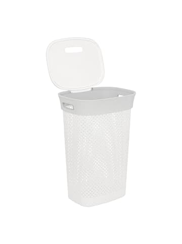 5five Simply Smart Wäschekorb HAMPER, 60 l in Weiß, (B) 33 x (H) 61 x (L) 42 cm
