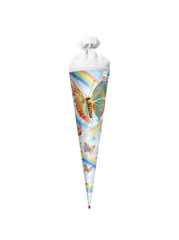 ROTH Schultüte groß 70 cm Rainbow Butterfly Sound in Grün