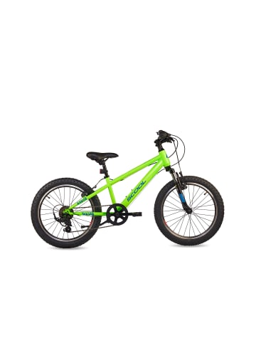 S'COOL Kinderfahrrad - Xroc 20 Zoll 6-Gang | ab 6 Jahre - Neon Green/Ocean