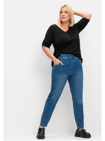 sheego Jeggings in blue Denim