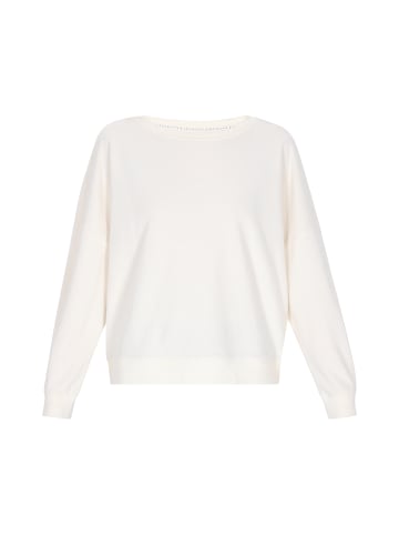 DreiMaster Maritim Women Sweatshirt in offwhite melange