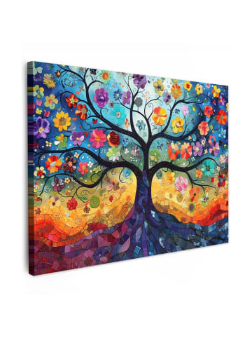 MuchoWow Leinwand bilder Blumenbaum (BxH)