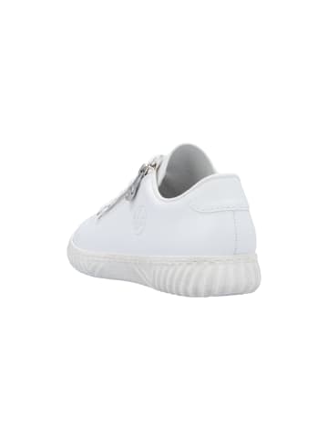 rieker Low Sneaker aus Leder Manila Weiß