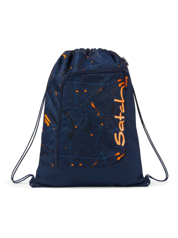 Satch Turnbeutel 44 cm in dark blue orange