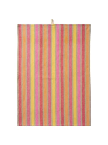 IB Laursen Geschirrtuch STREIFEN Multi-Farben GELB ORANGE