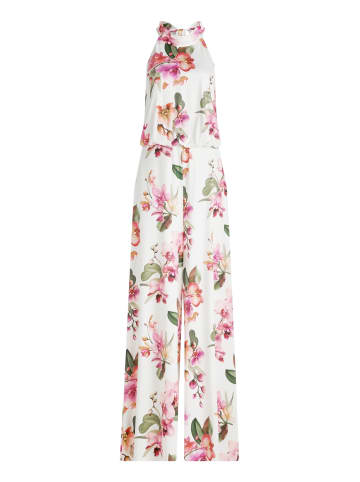 Vera Mont Jumpsuit mit Blumenprint in Cream/Rosé