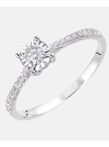 Diamant L'éternel Verlobungsring aus 750 Weißgold mit 0.27 Karat Diamant