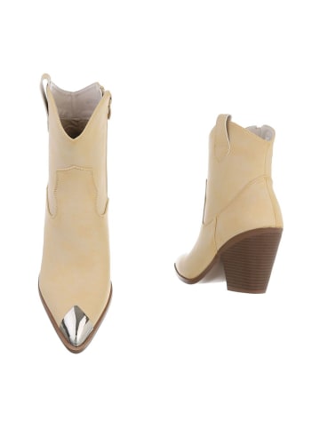 Ital-Design Stiefelette in Beige