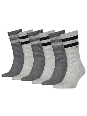 Calvin Klein Socken CK MEN SOCK 2P STRIPES in Light Grey Melange 3390