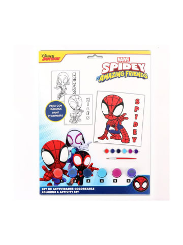 MARVEL Spider-Man Friends Malset nach Zahlen Kinder Kreativset Marvel
