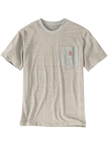 CARHARTT  T-Shirt Pocket in weiß/bunt-kombi