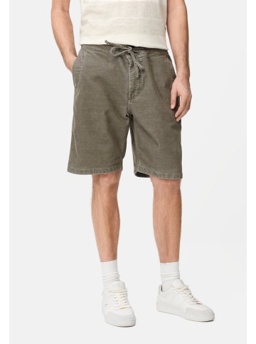 Camel Active Bermuda Shorts aus Cord im Relaxed Fit in Olivgrün